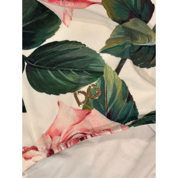 Dolce & Gabbana Swimwear Two Piece High Waist Bikini Set Floral Print - Picture 4 of 11
